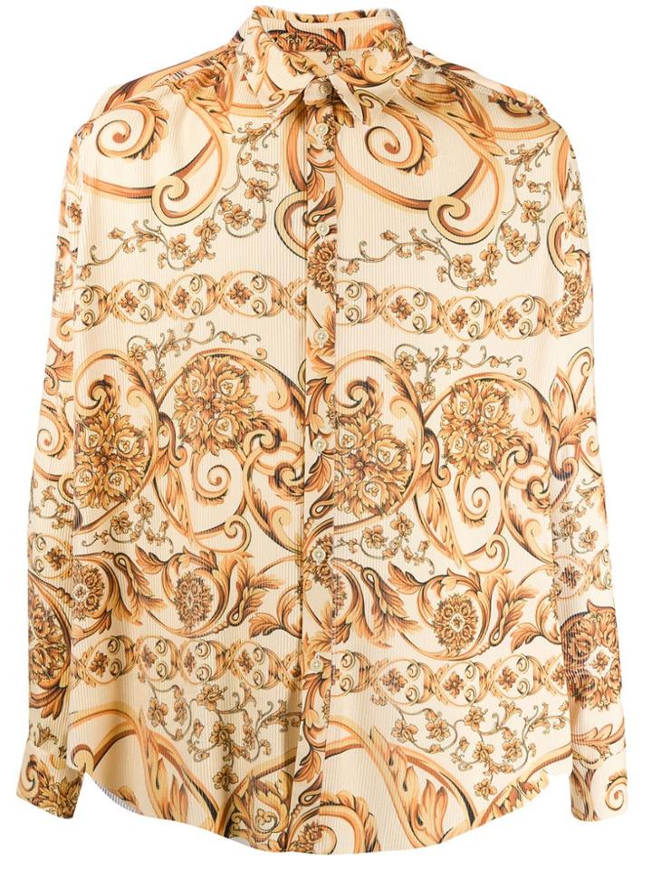 Martine Rose Baroque Print Shirt - Gold