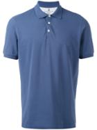 Brunello Cucinelli Classic Polo Shirt, Men's, Size: Small, Blue, Cotton