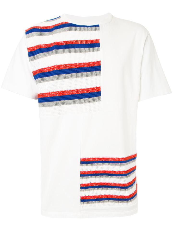 Coohem Retro Border T-shirt - White