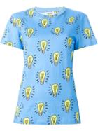 Au Jour Le Jour Light Bulb Motif T-shirt