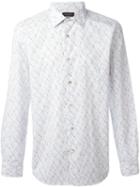 Paul Smith London Abstract Print Shirt, Men's, Size: 42, White, Cotton