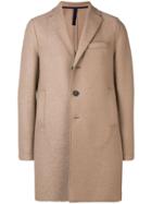 Harris Wharf London Single-breasted Midi Coat - Brown