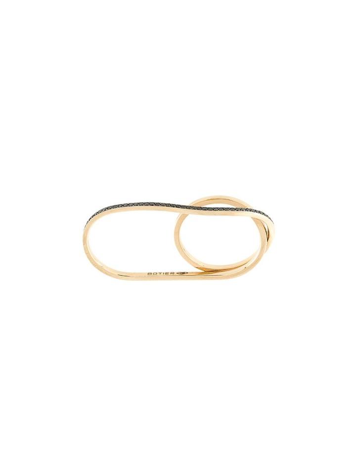 Botier 'bella Double' Ring, Size: 49, Metallic