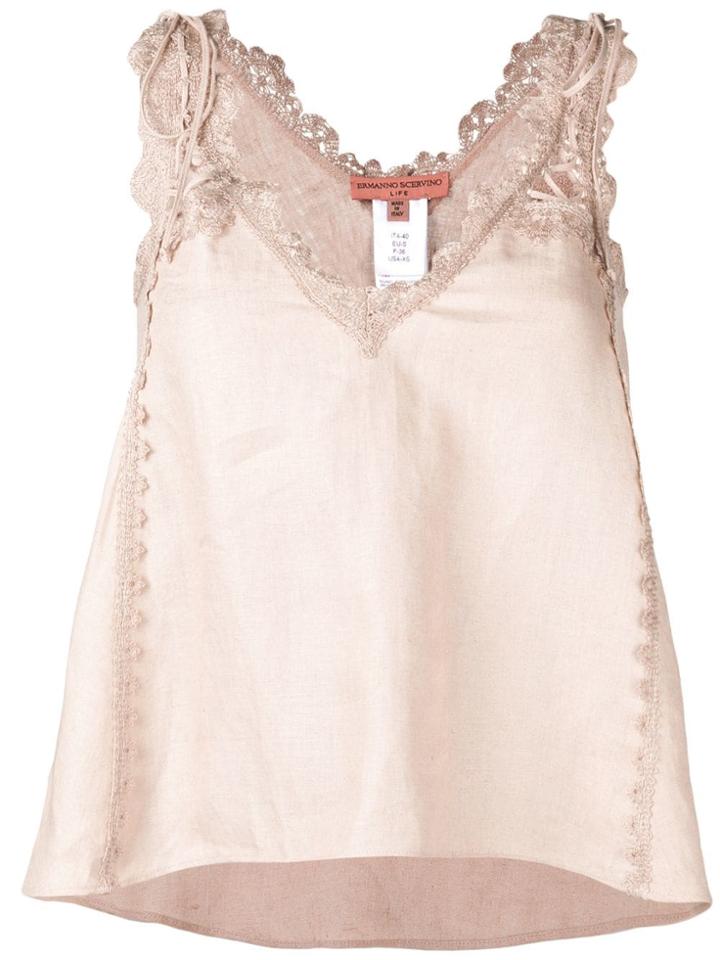 Ermanno Scervino Embroidered Tank-top - Pink