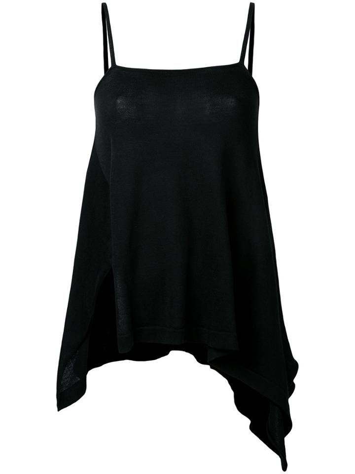 Forme D'expression Asymmetric Hem Camisole - Black