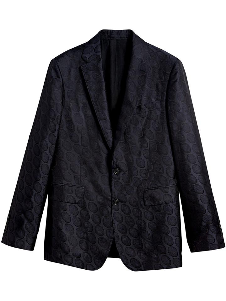 Burberry Soho Fit Spotted Evening Jacket - Blue