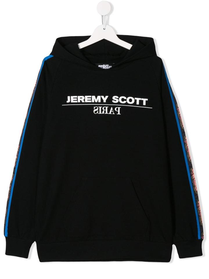 Jeremy Scott Junior Loose-fit Logo Hoodie - Black