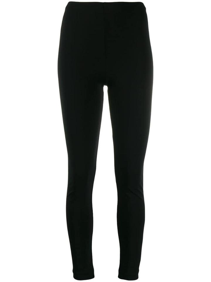 Mm6 Maison Margiela Stretch Legging Trousers - Black