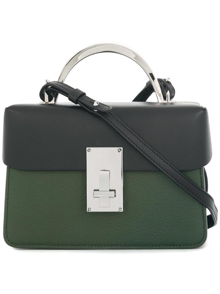 The Volon Fold Over Shoulder Bag - Green