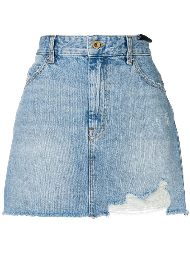 Diesel Mini Denim Skirt - Blue