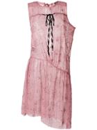 Ann Demeulemeester Carlatti Dress - Pink & Purple