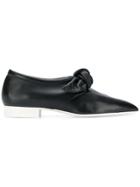 Jil Sander Bow Front Slippers - Black