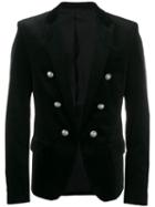 Balmain Button Detail Blazer Jacket - Black