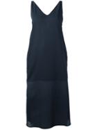 Stephan Schneider - A-line Dress - Women - Cotton - M, Blue, Cotton