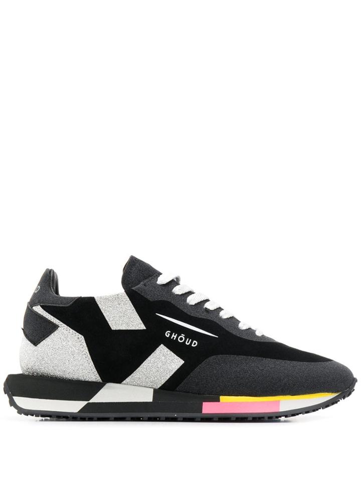 Ghoud Glitter Detail Sneakers - Black