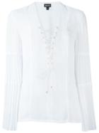 Just Cavalli Lace-up Blouse