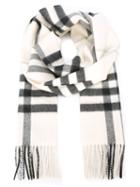 Burberry Checked Scarf, Women's, Nude/neutrals, Cashmere