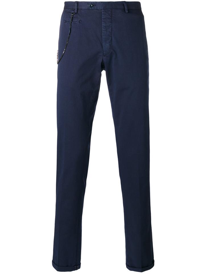Biagio Sananiello - Skinny Trousers - Men - Cotton/spandex/elastane - 52, Blue, Cotton/spandex/elastane