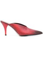 Calvin Klein 205w39nyc Pointed Toe Mules - Red