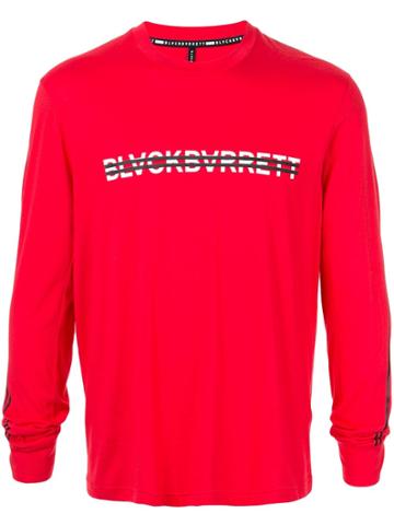 Blackbarrett Printed Logo Sweatshirt - Red