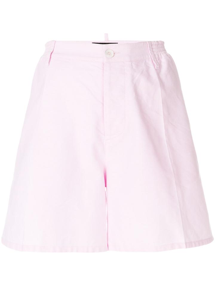 Dsquared2 High-waisted Shorts - Pink & Purple