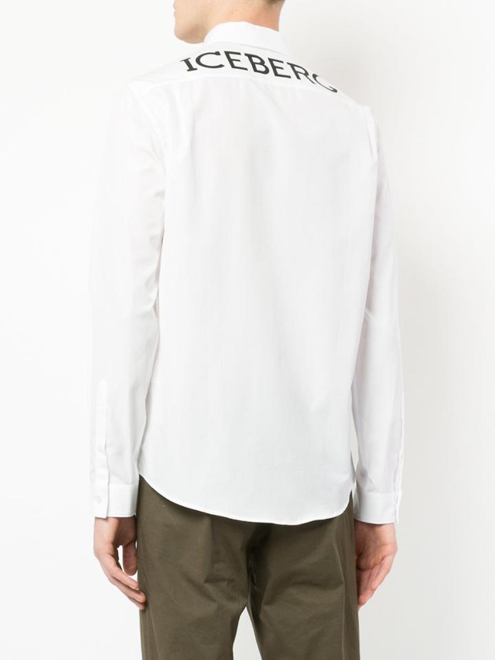 Iceberg Mickey Print Shirt - Black