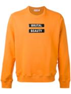 Walter Van Beirendonck - Statement Sweatshirt - Men - Cotton - Xxl, Yellow/orange, Cotton
