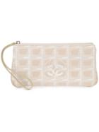 Chanel Vintage Quilted Print Clutch - Grey