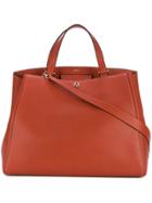Valextra Brera Tote Bag - Red