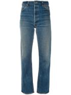 Re/done - Straight Jeans - Women - Cotton - 26, Blue, Cotton