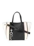 Tod's Small Colour Block Tote - Black