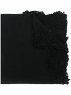 Faliero Sarti Crochet Detail Scarf - Black