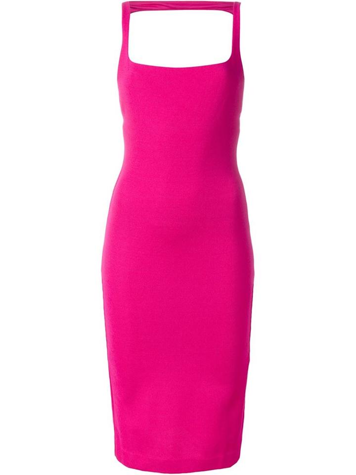 Dsquared2 Open Back Dress, Women's, Size: S, Pink/purple, Viscose/polyamide/brass