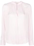 Zadig & Voltaire V-neck Shirt - Pink