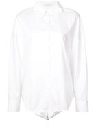 Tibi Oversized Plain Shirt - White