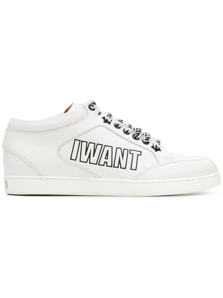 Jimmy Choo Rey Sneakers - Black