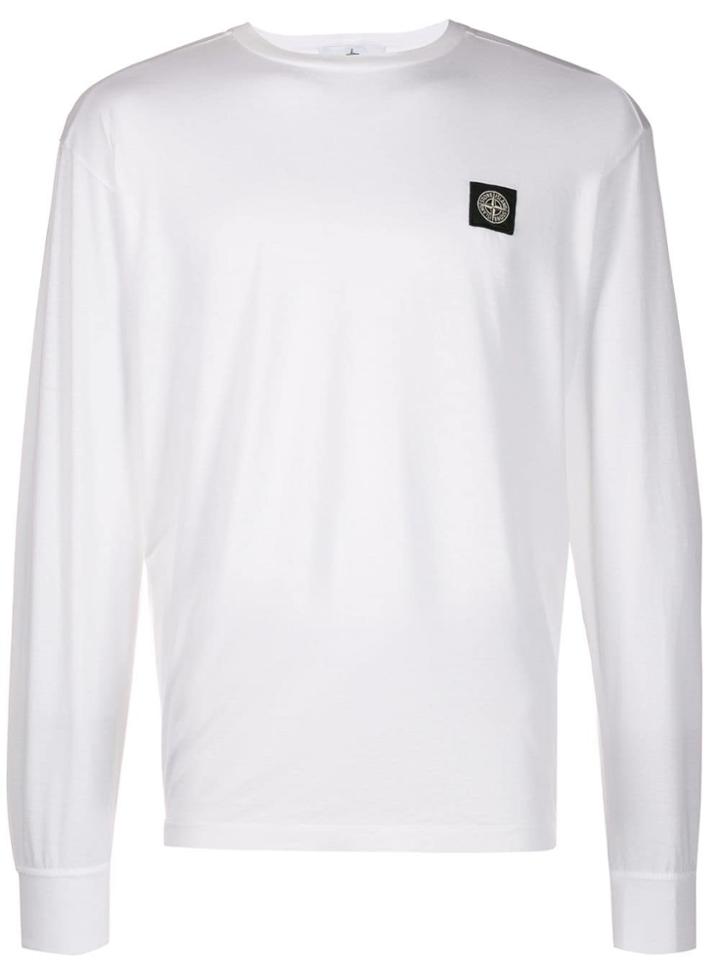 Stone Island Longsleeved T-shirt - White
