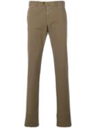 Loro Piana - Stretch Chinos - Men - Cotton/spandex/elastane - 52, Green, Cotton/spandex/elastane