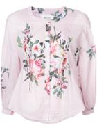 Mcguire Denim Floral Print Blouse - Pink & Purple