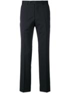 Emporio Armani Slim-fit Tailored Trousers - Blue
