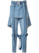 1017 Alyx 9sm Strap-embellished Jeans - Blue