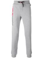 Plein Sport - 'derek' Track Pants - Men - Cotton - S, Grey, Cotton