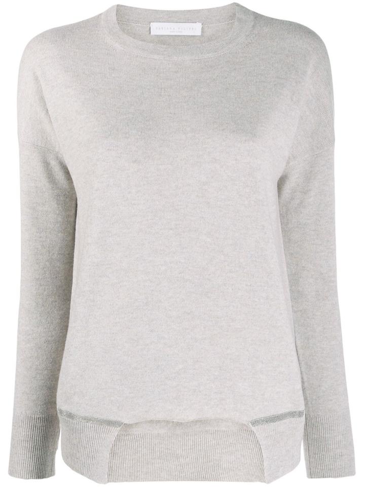 Fabiana Filippi Cut-out Detail Knit Sweater - Neutrals