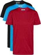 Prada Pack Of Three Jersey T-shirts - Red