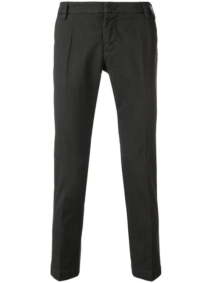 Entre Amis Low Rise Chinos - Grey