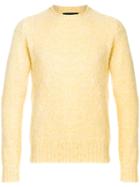 Howlin' Shaggy Bear Sweater - Yellow & Orange