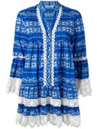 Blumarine Printed Shirt Dress - Blue