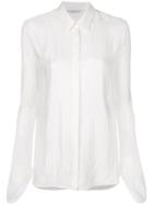 Neil Barrett Crinkled Design Shirt - Nude & Neutrals