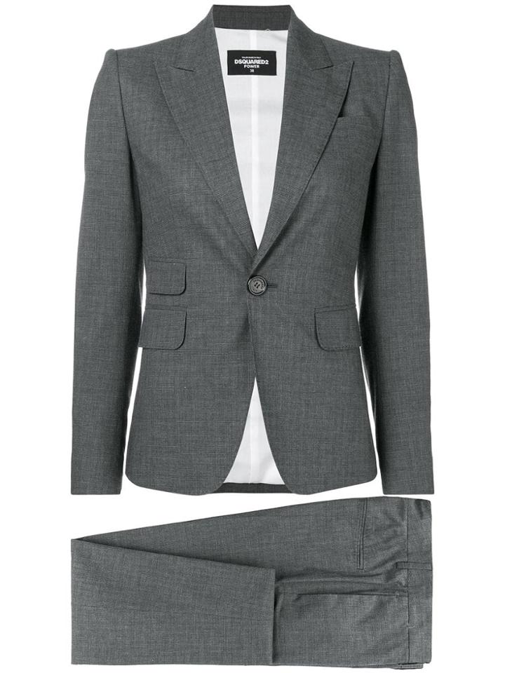 Dsquared2 Checked Two-piece Suit - 002f