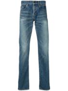 Saint Laurent Zip Fastened Jeans - Blue